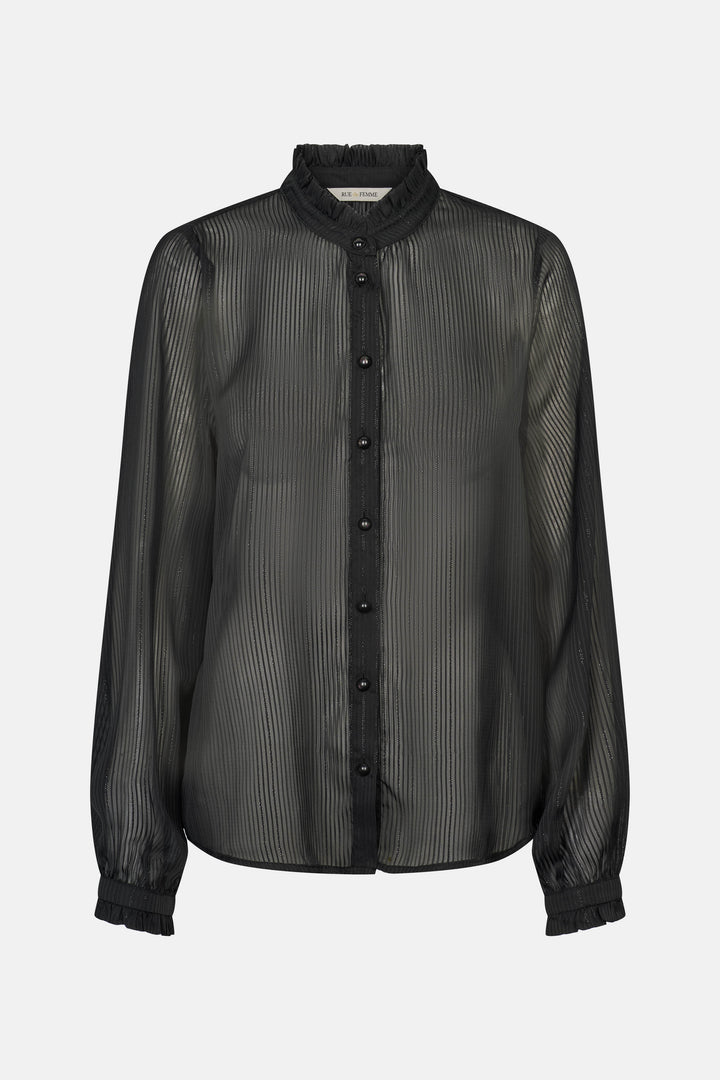 Rue de Femme RDFJuno skjorte SHIRTS Sort
