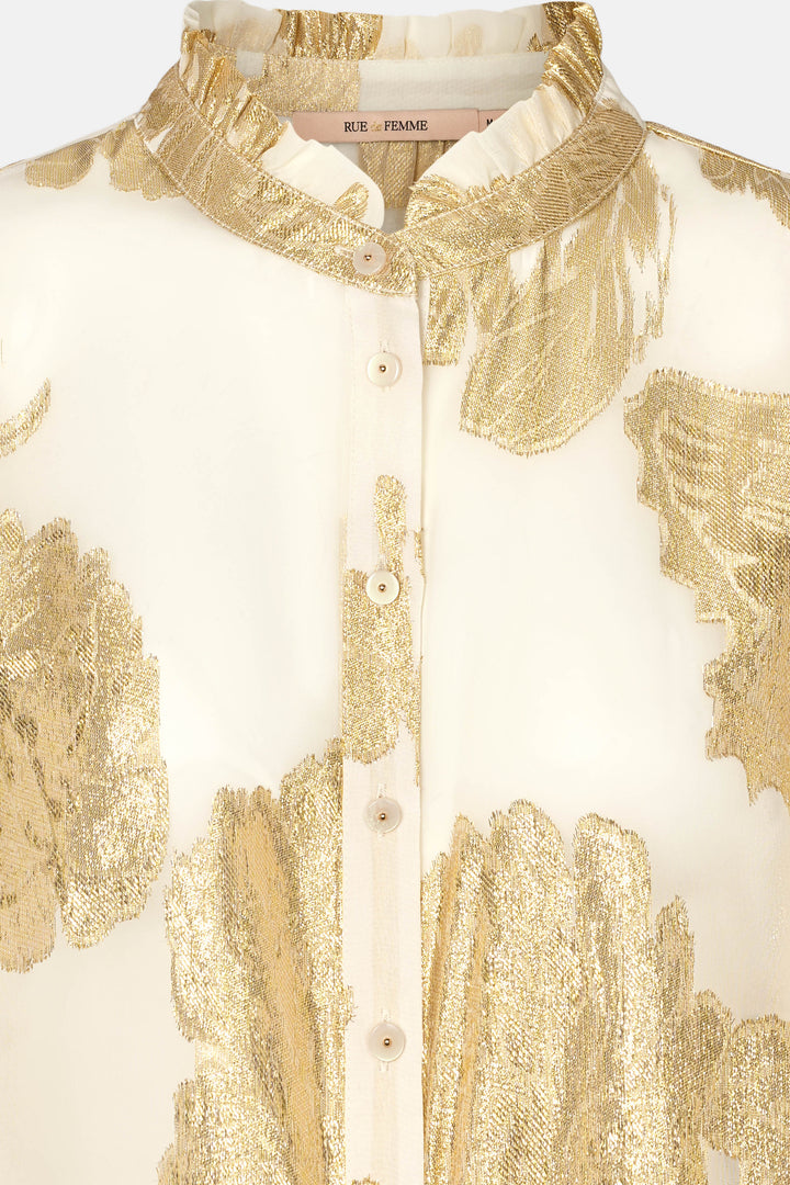 Rue de Femme RDFJuno skjorte SHIRTS 146 Gold-sand