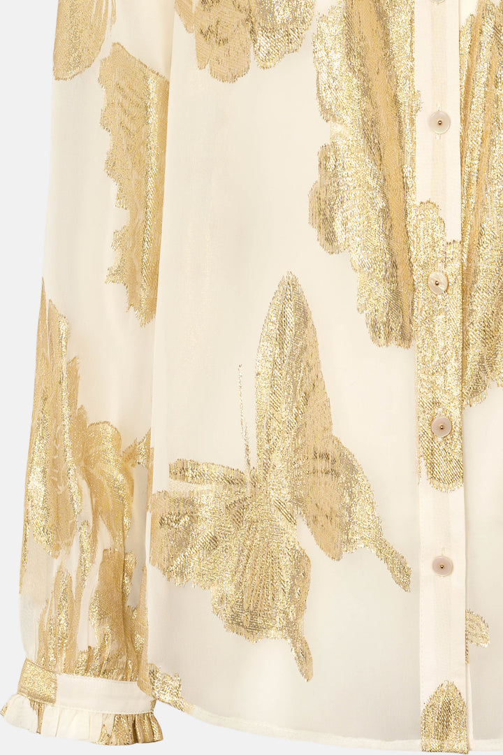 Rue de Femme RDFJuno skjorte SHIRTS 146 Gold-sand