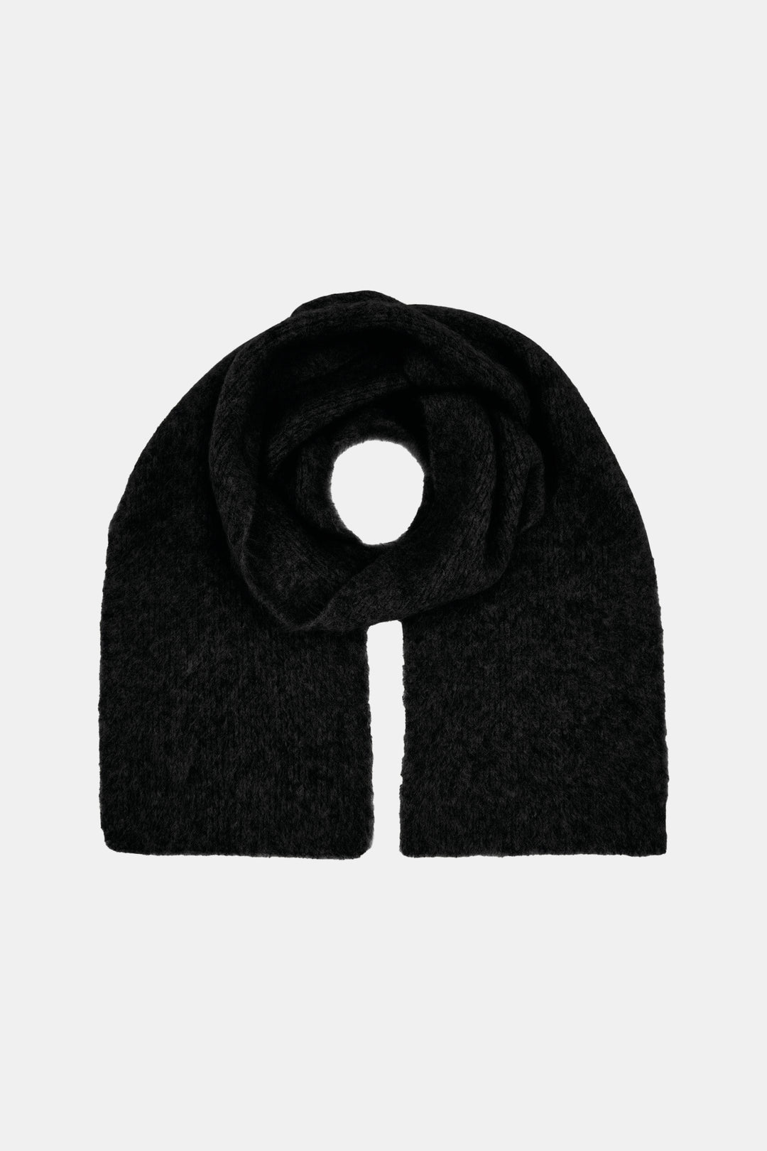 Rue de Femme RDFKalila strikhalstørklæde KNITWEAR, HEAVY Sort