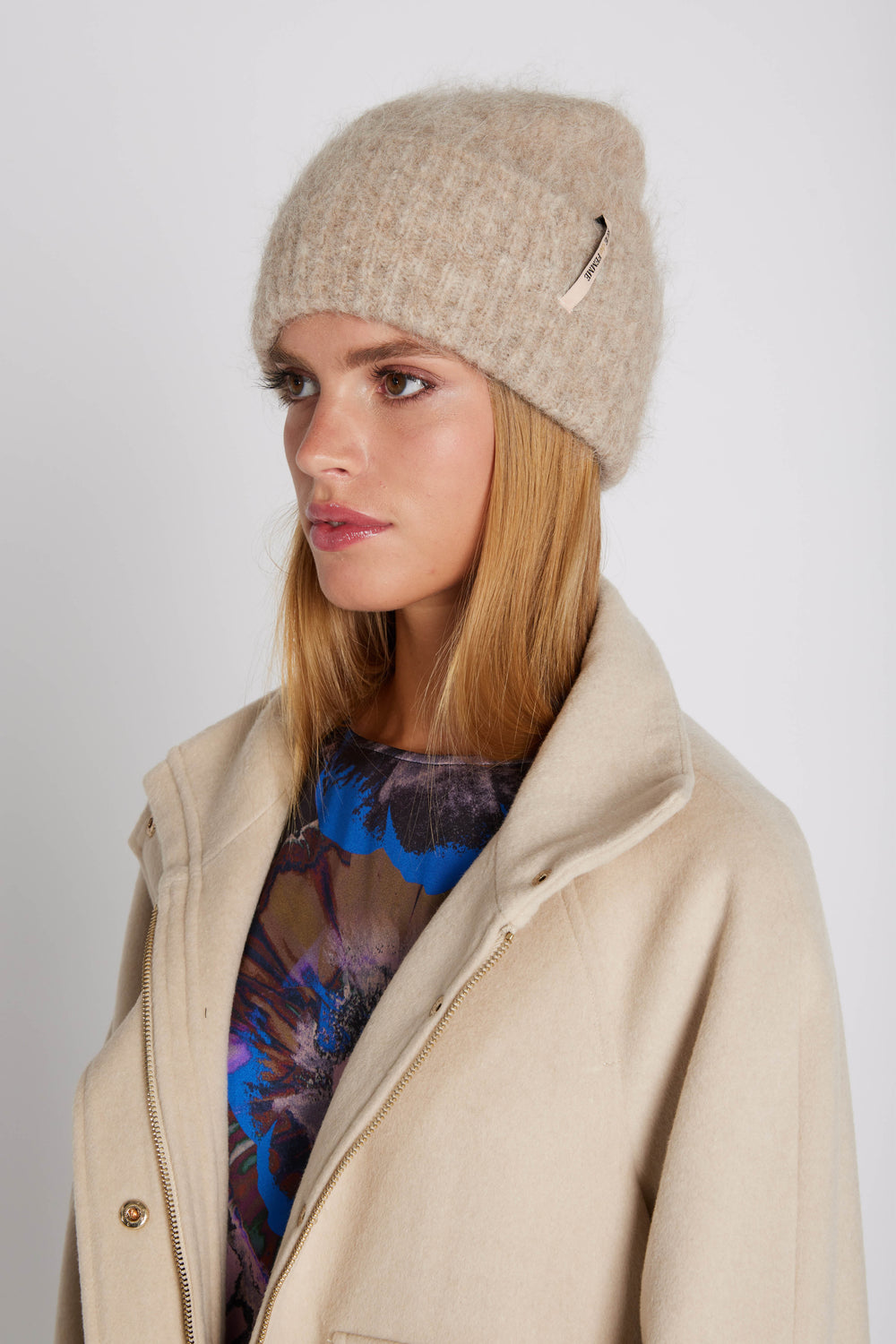 Rue de Femme RDFKalila strikhue KNITWEAR, HEAVY 156 Vanilla cream