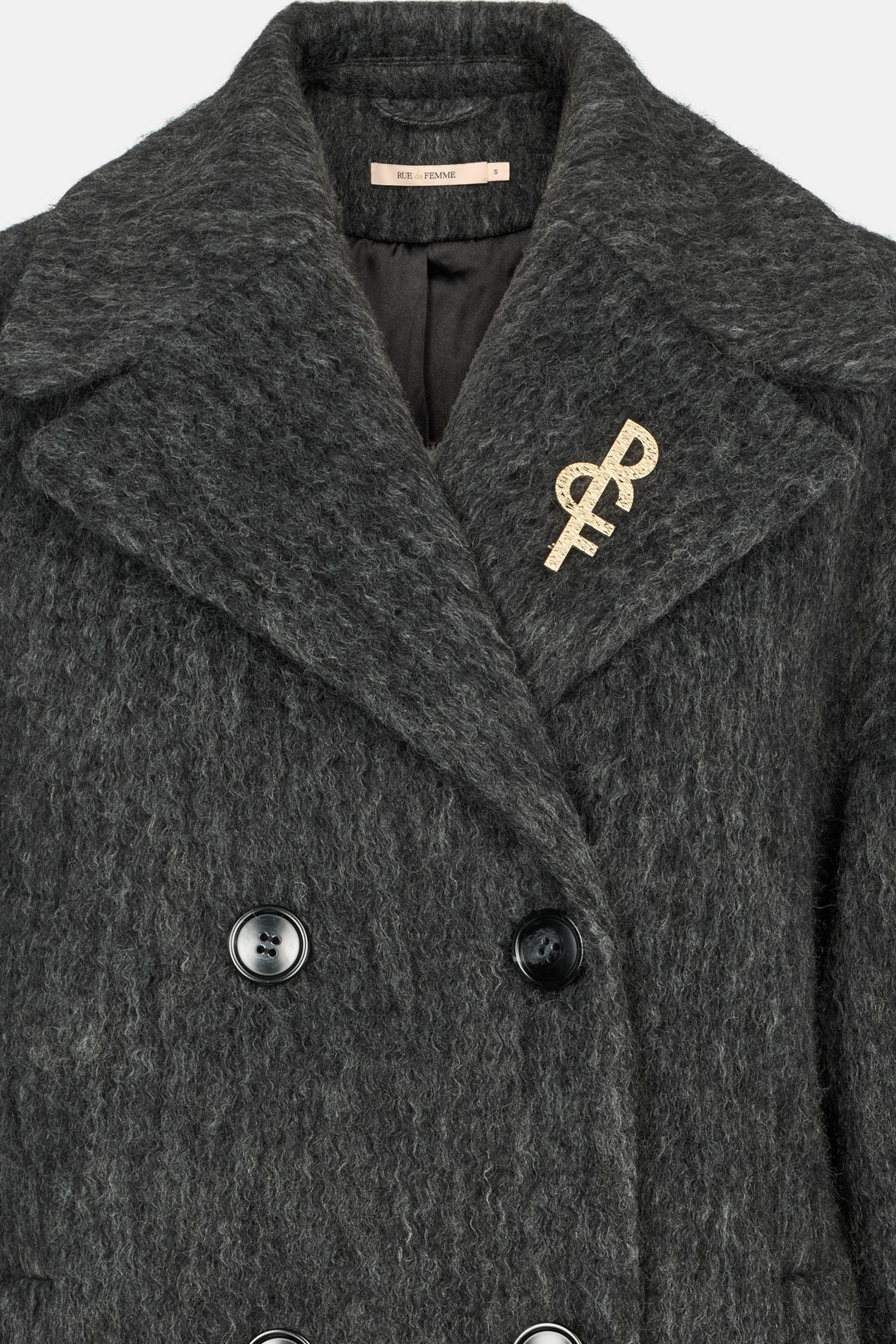 Rue de Femme RDFKanza frakke OUTERWEAR, HEAVY 403 Storm grey