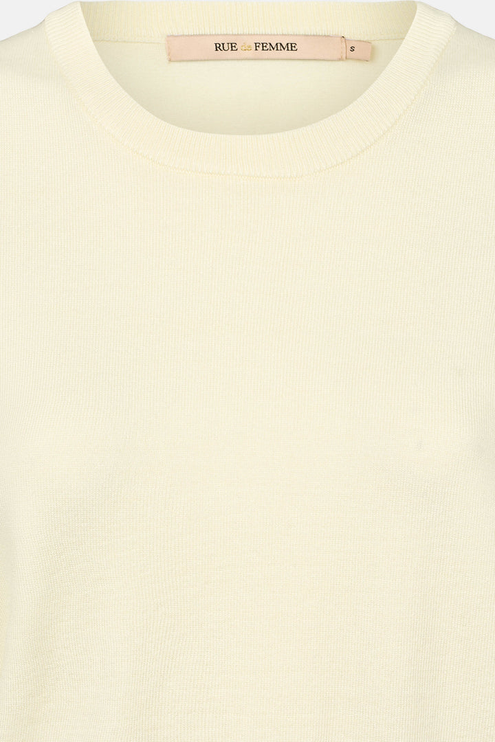 Rue de Femme RDFKatrica strikbluse KNITWEAR 01 White