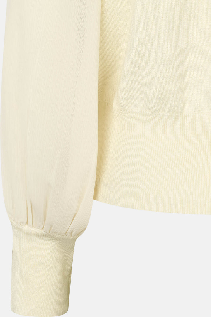 Rue de Femme RDFKatrica strikbluse KNITWEAR 01 White