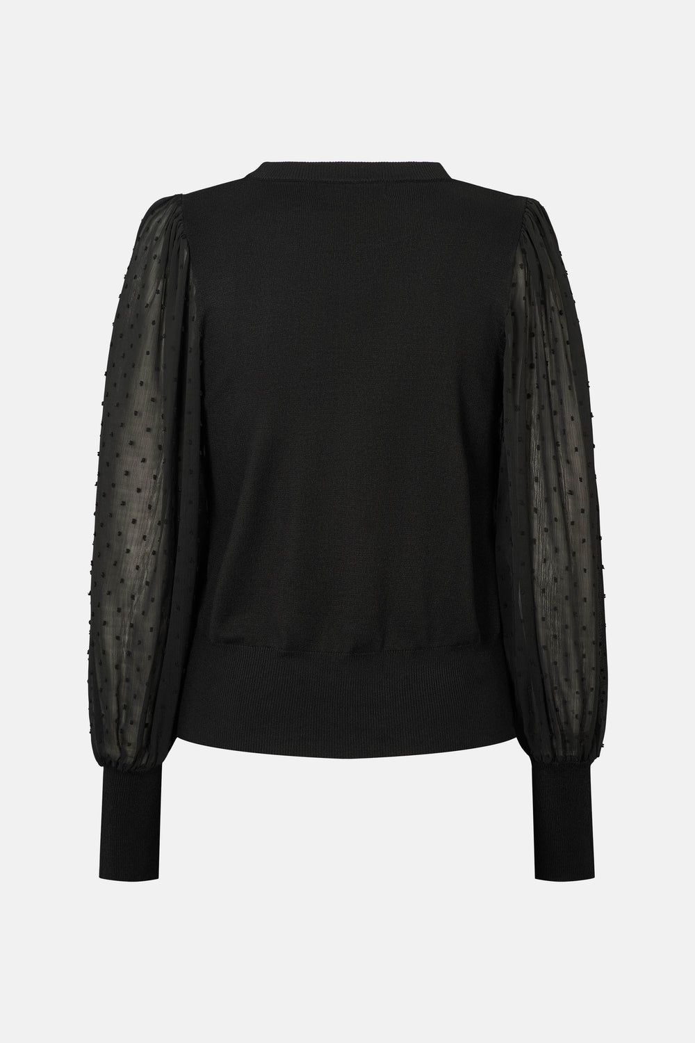 Rue de Femme RDFKatrica strikbluse KNITWEAR 20 Black w/dots