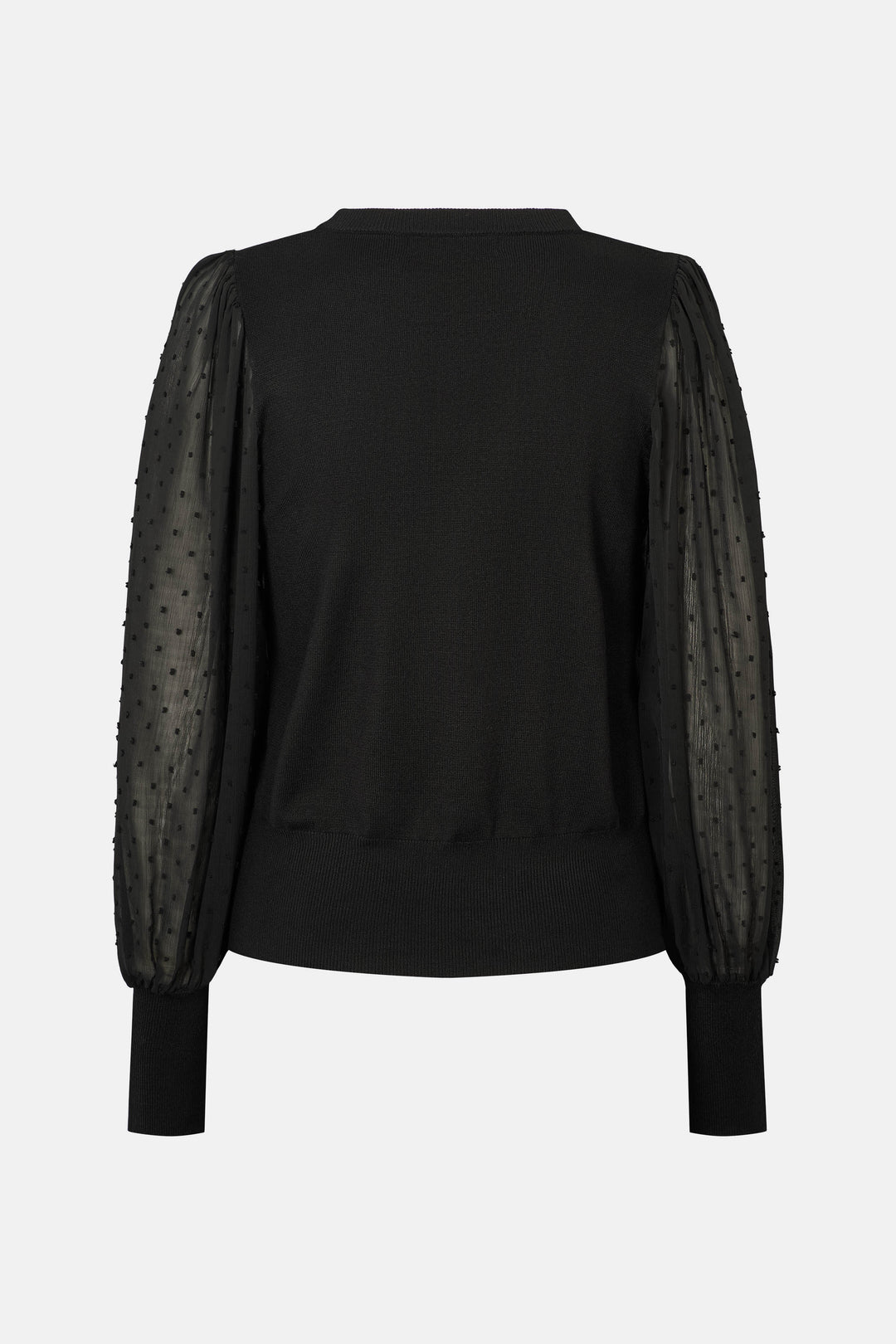 Rue de Femme RDFKatrica strikbluse KNITWEAR 20 Black w/dots