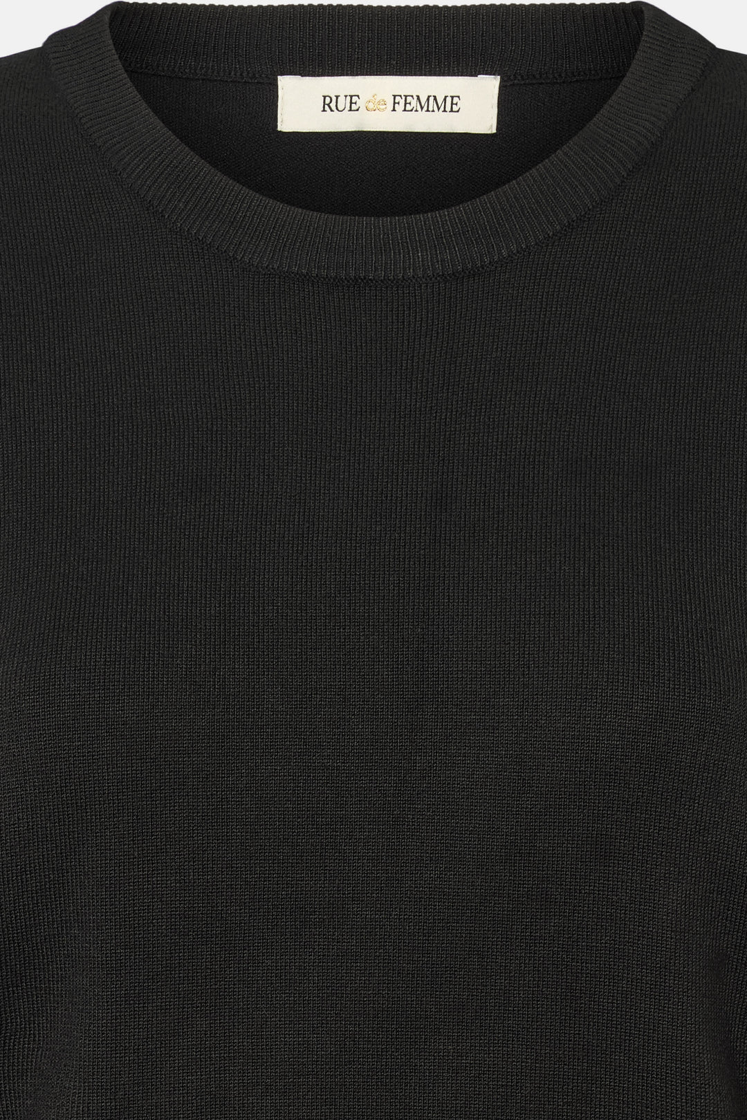 Rue de Femme RDFKatrica strikbluse KNITWEAR 20 Black w/dots