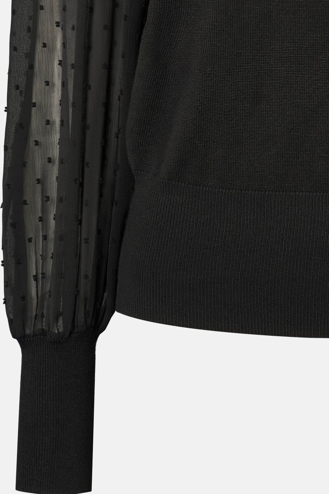 Rue de Femme RDFKatrica strikbluse KNITWEAR 20 Black w/dots