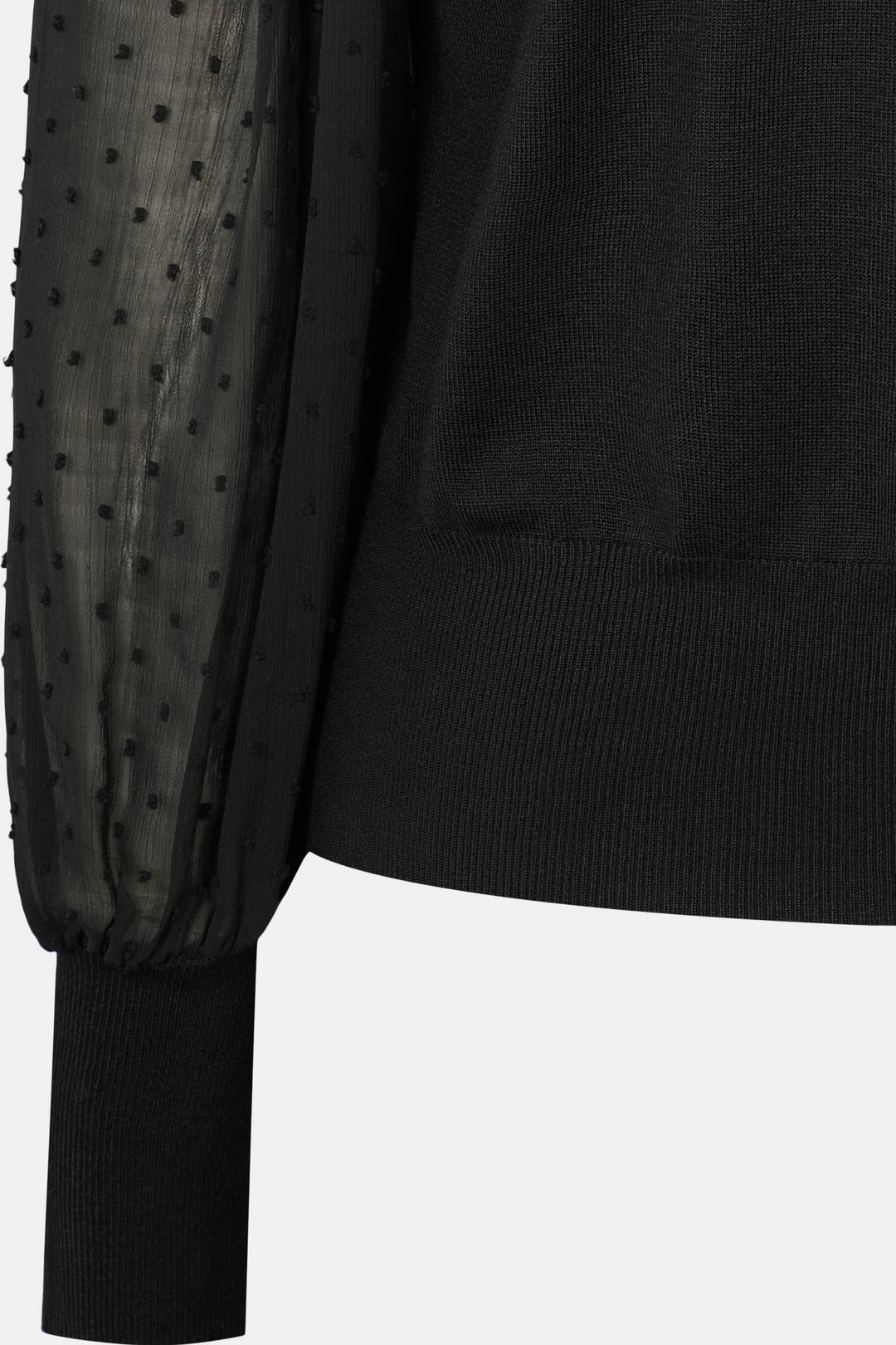 Rue de Femme RDFKatrica strikbluse KNITWEAR 20 Black w/dots