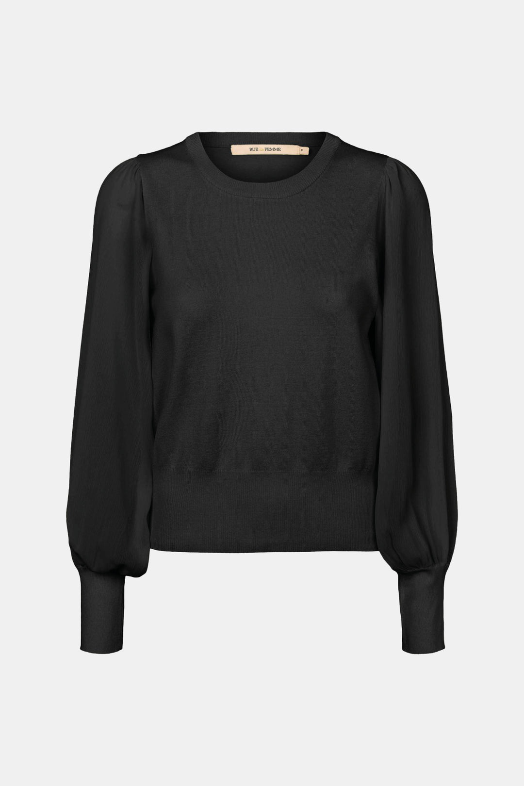 Rue de Femme RDFKatrica strikbluse KNITWEAR Sort