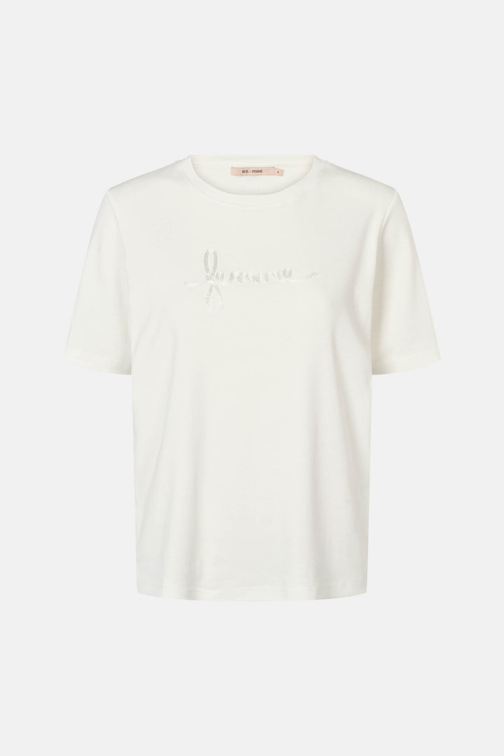 Rue de Femme RDFKinvara T-shirt T-SHIRTS 01 White