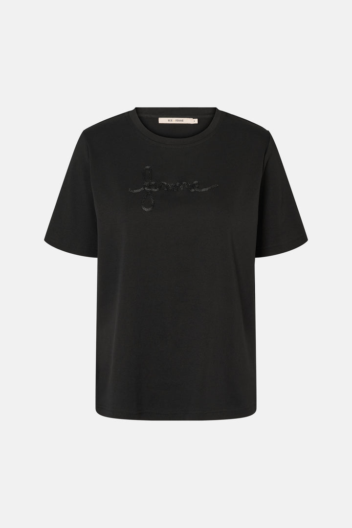 Rue de Femme RDFKinvara T-shirt T-SHIRTS Sort