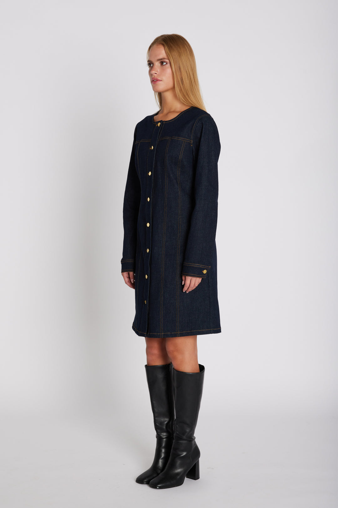 Rue de Femme RDFKya kjole DRESSES 200 Blue denim