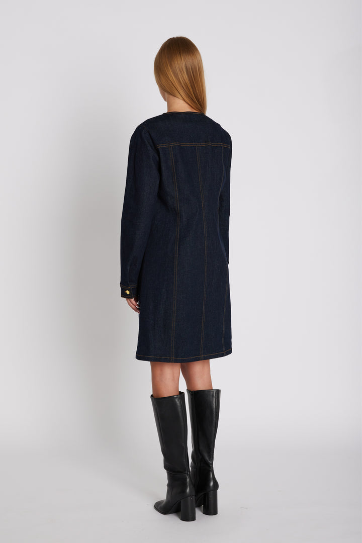 Rue de Femme RDFKya kjole DRESSES 200 Blue denim