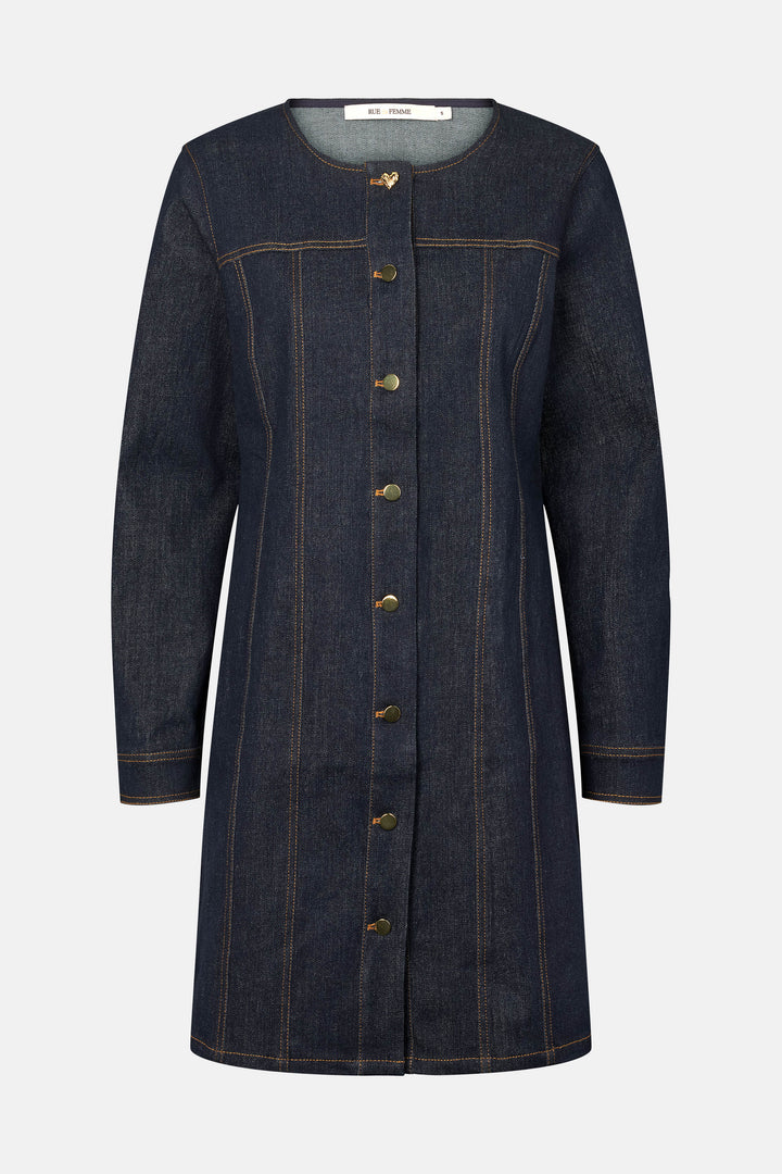 Rue de Femme RDFKya kjole DRESSES 200 Blue denim