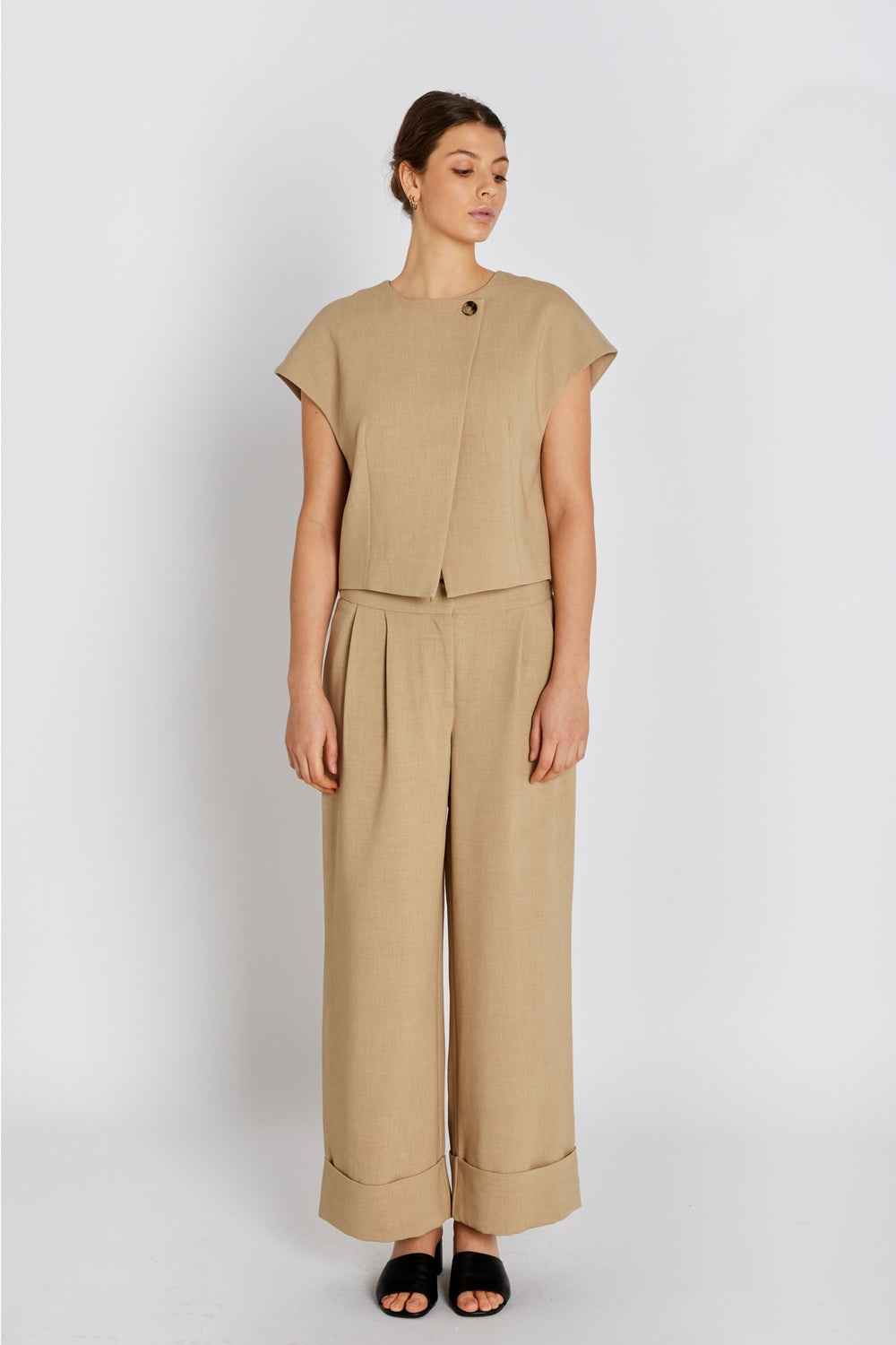 Rue de Femme RDFKylie bukser TROUSERS 535 Khaki