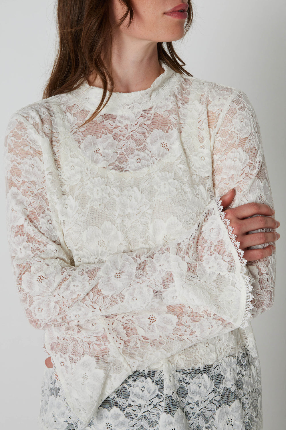 Rue de Femme RDFLeila bluse BLOUSE 02 Off white