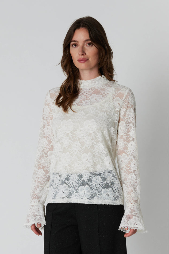 Rue de Femme RDFLeila bluse BLOUSE 02 Off white
