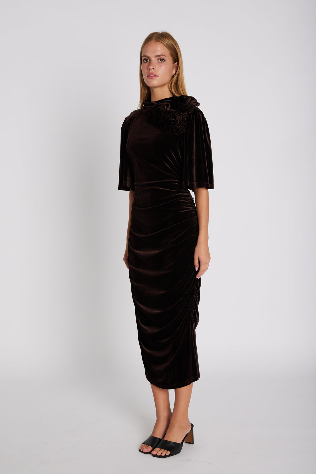 Rue de Femme RDFLena kjole DRESSES 163 Chocolate brown
