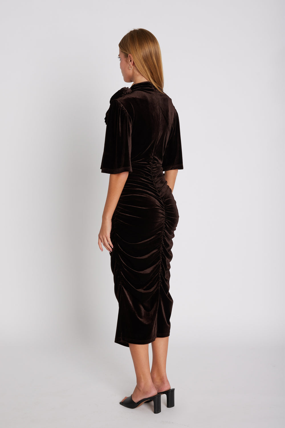 Rue de Femme RDFLena kjole DRESSES 163 Chocolate brown