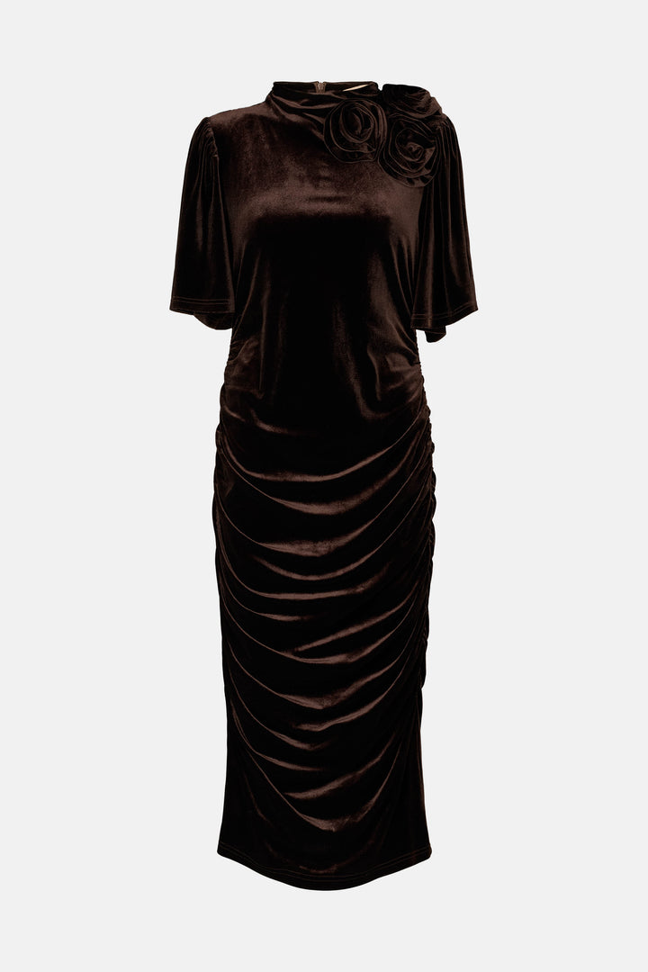 Rue de Femme RDFLena kjole DRESSES 163 Chocolate brown