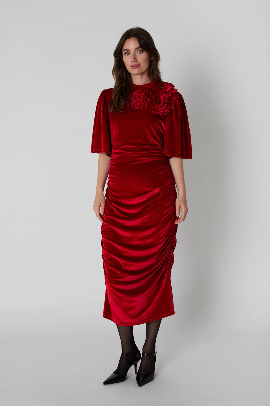 Rue de Femme RDFLena kjole DRESSES 302 Deep red