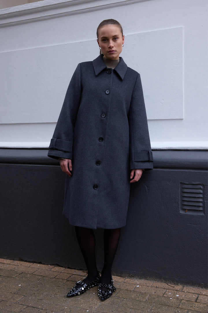 Rue de Femme RDFLina frakke OUTERWEAR, HEAVY 403 Storm grey