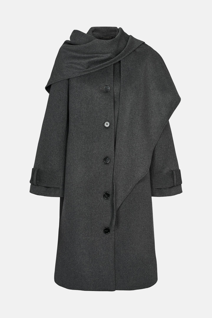Rue de Femme RDFLina frakke OUTERWEAR, HEAVY 403 Storm grey