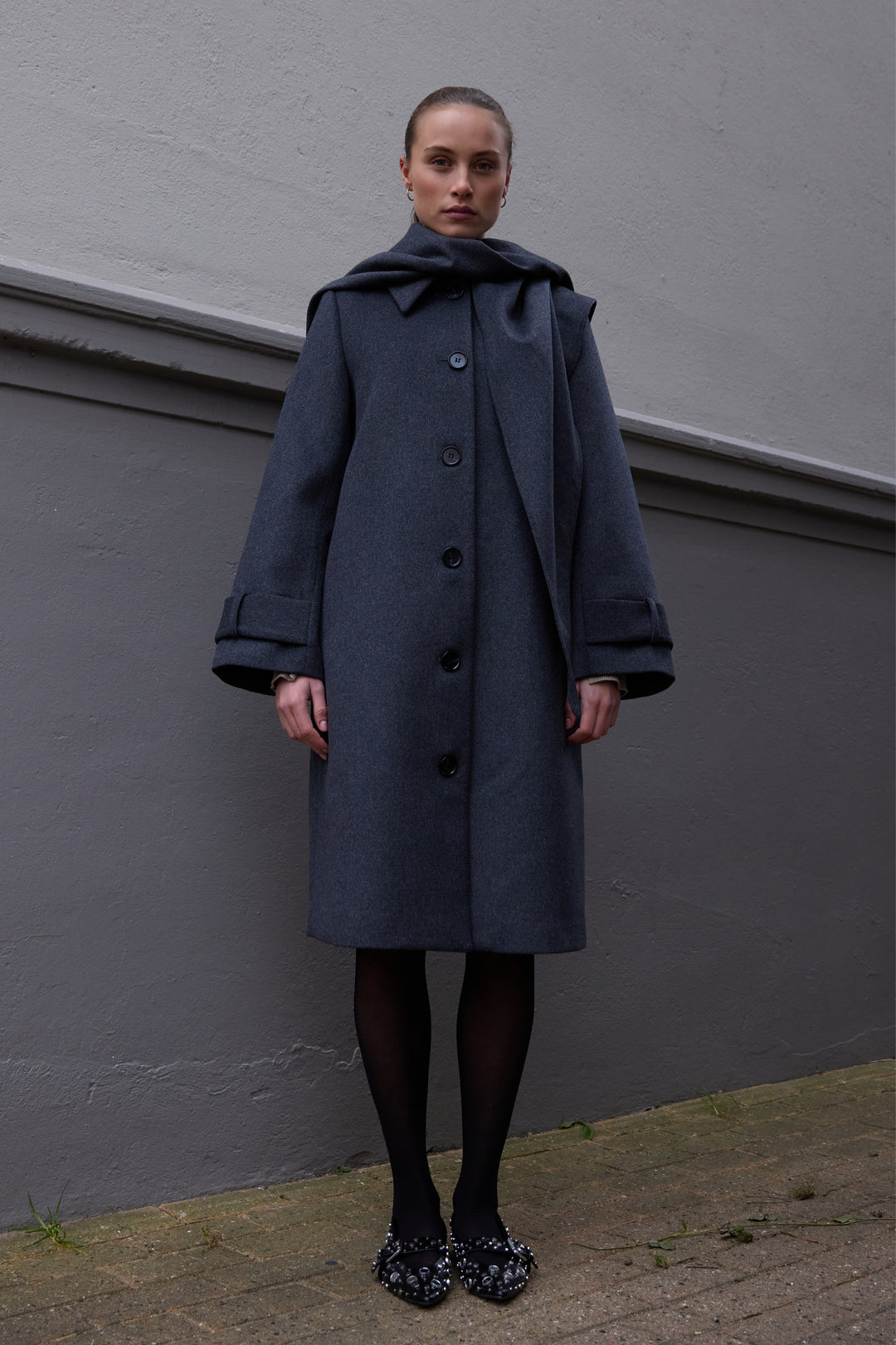 Rue de Femme RDFLina frakke OUTERWEAR, HEAVY 403 Storm grey