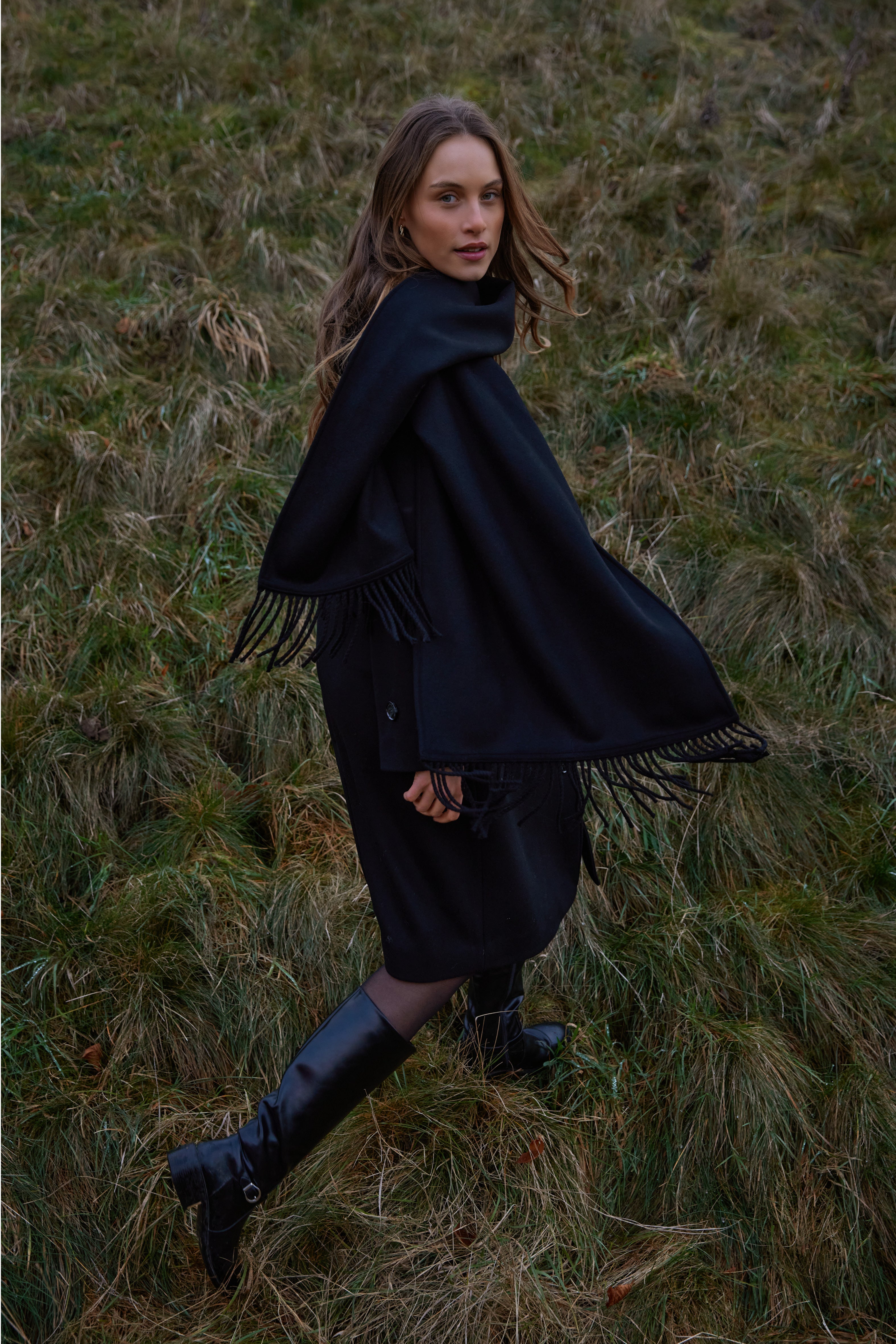 Rue de Femme RDFLiva frakke OUTERWEAR Sort