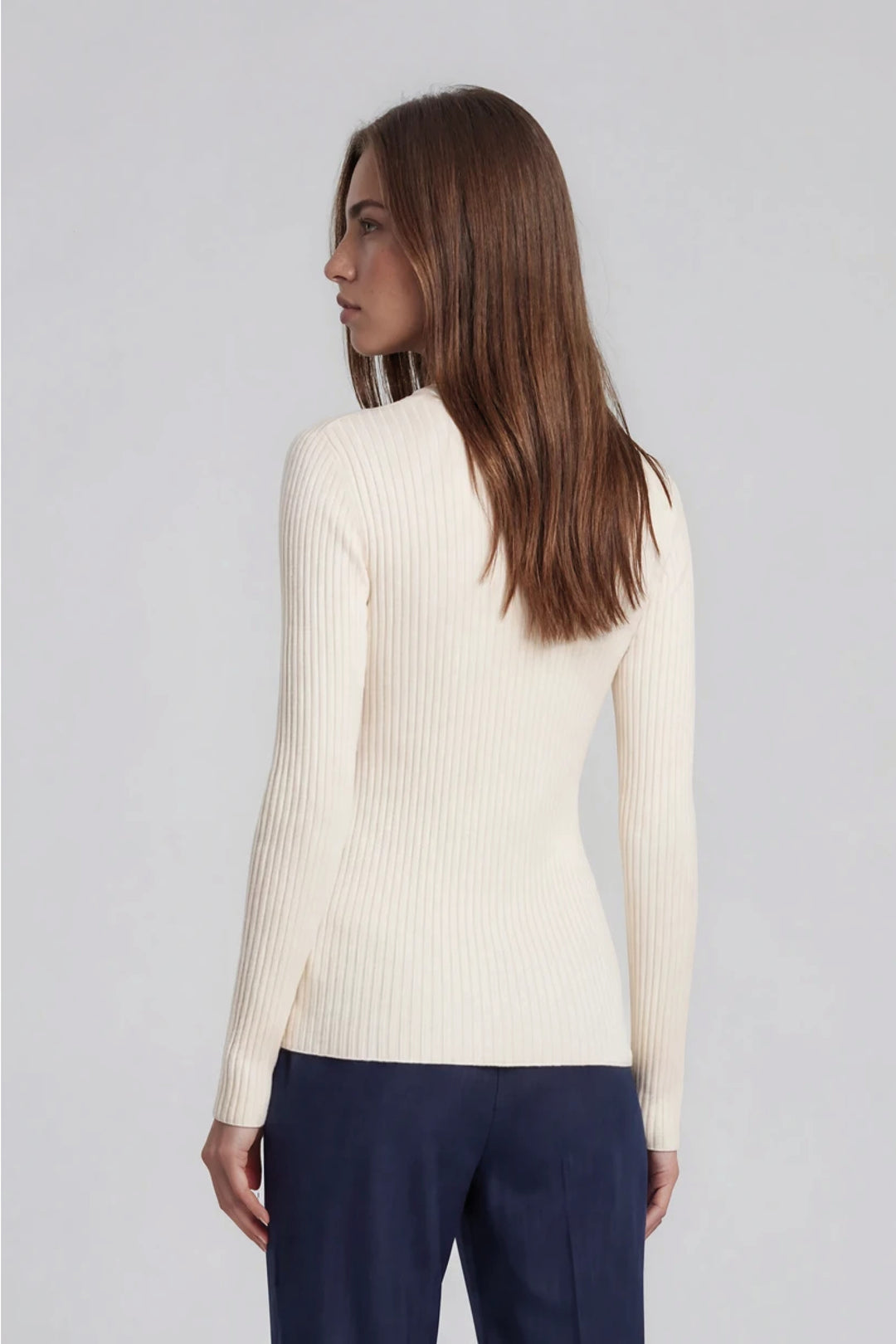 Rue de Femme RDFLope strikcardigan KNITWEAR 01 White