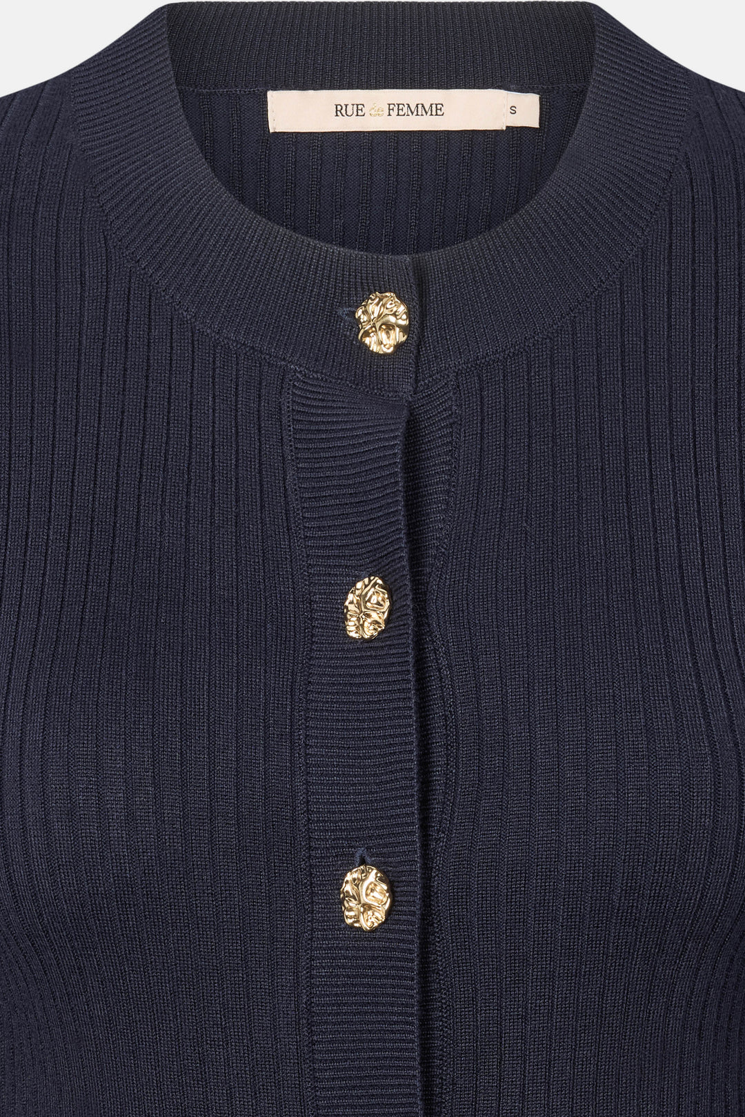 Rue de Femme RDFLope strikcardigan KNITWEAR 250 Midnight