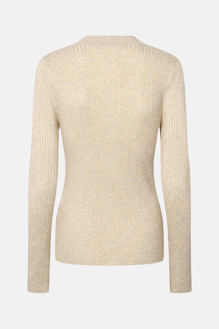 Rue de Femme RDFLope strikcardigan KNITWEAR Sand