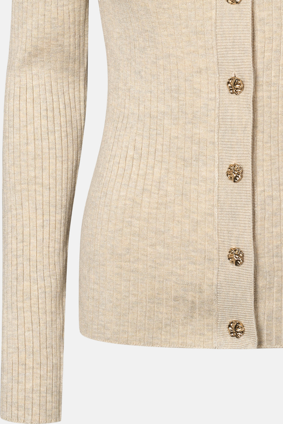 Rue de Femme RDFLope strikcardigan KNITWEAR Sand