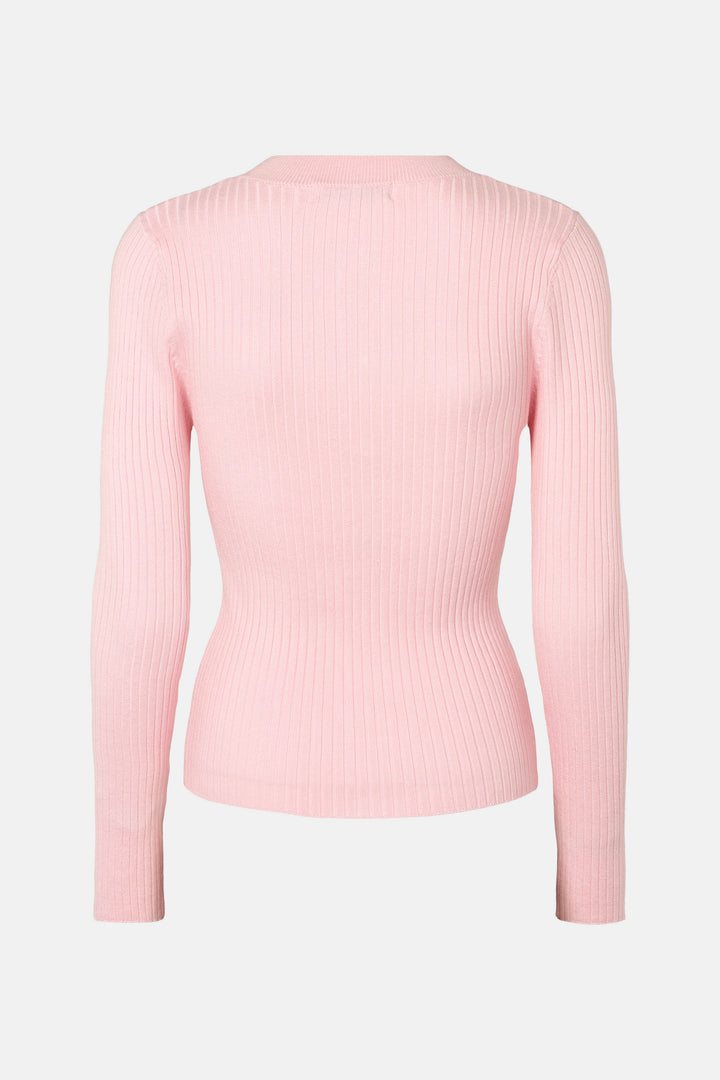 Rue de Femme RDFLope strikcardigan KNITWEAR, LIGHT 368 Salmon rose