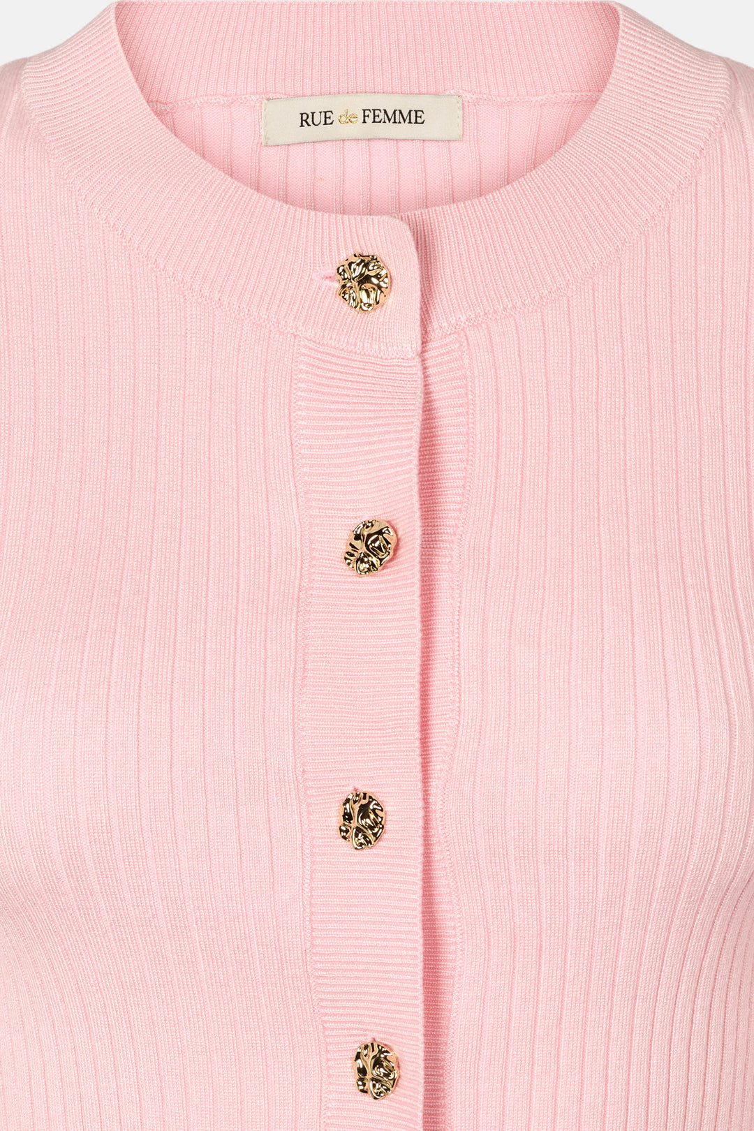 Rue de Femme RDFLope strikcardigan KNITWEAR, LIGHT 368 Salmon rose