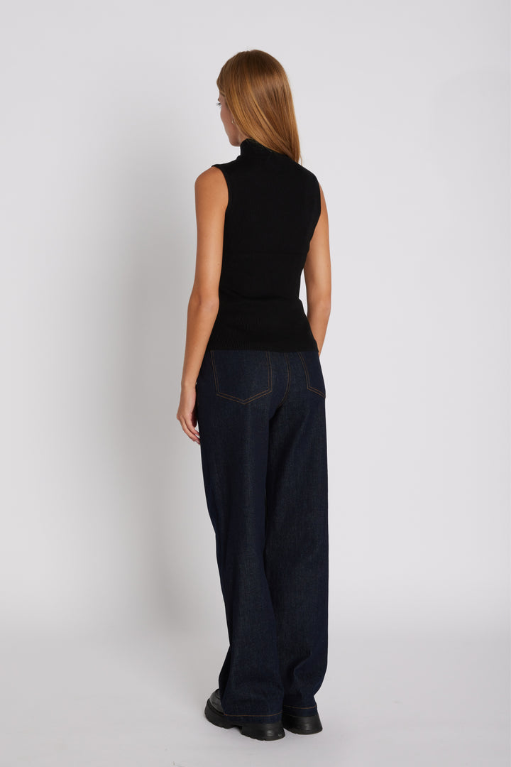 Rue de Femme RDFLuna bukser TROUSERS 200 Blue denim