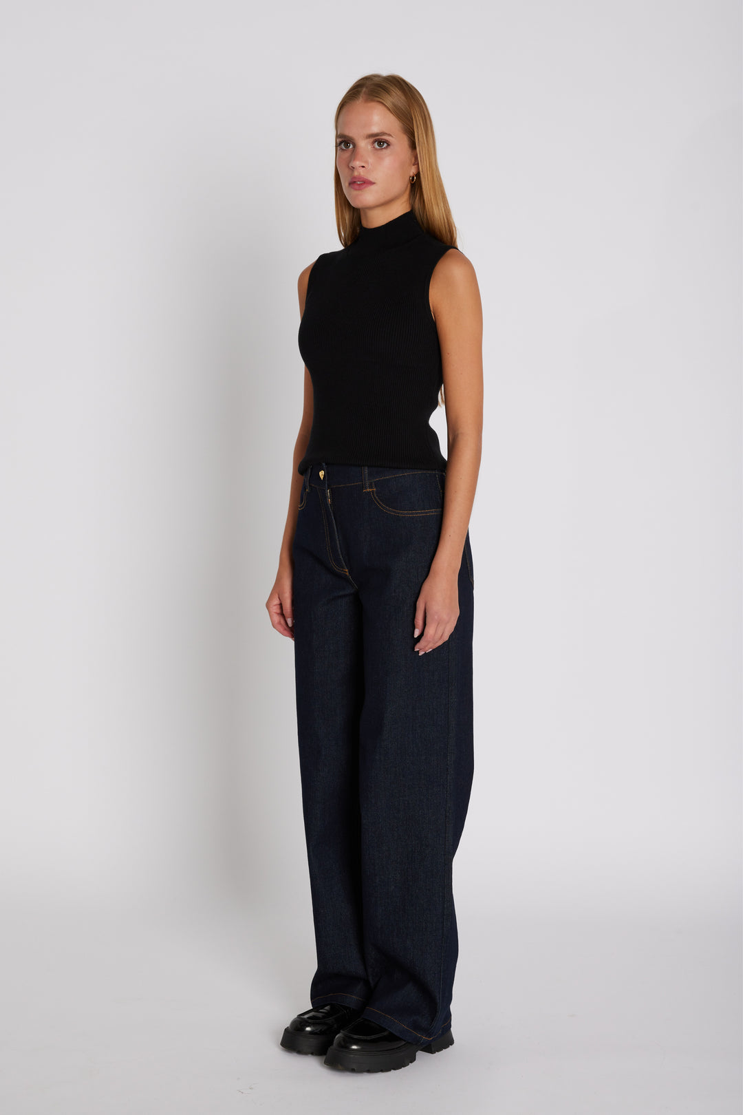 Rue de Femme RDFLuna bukser TROUSERS 200 Blue denim