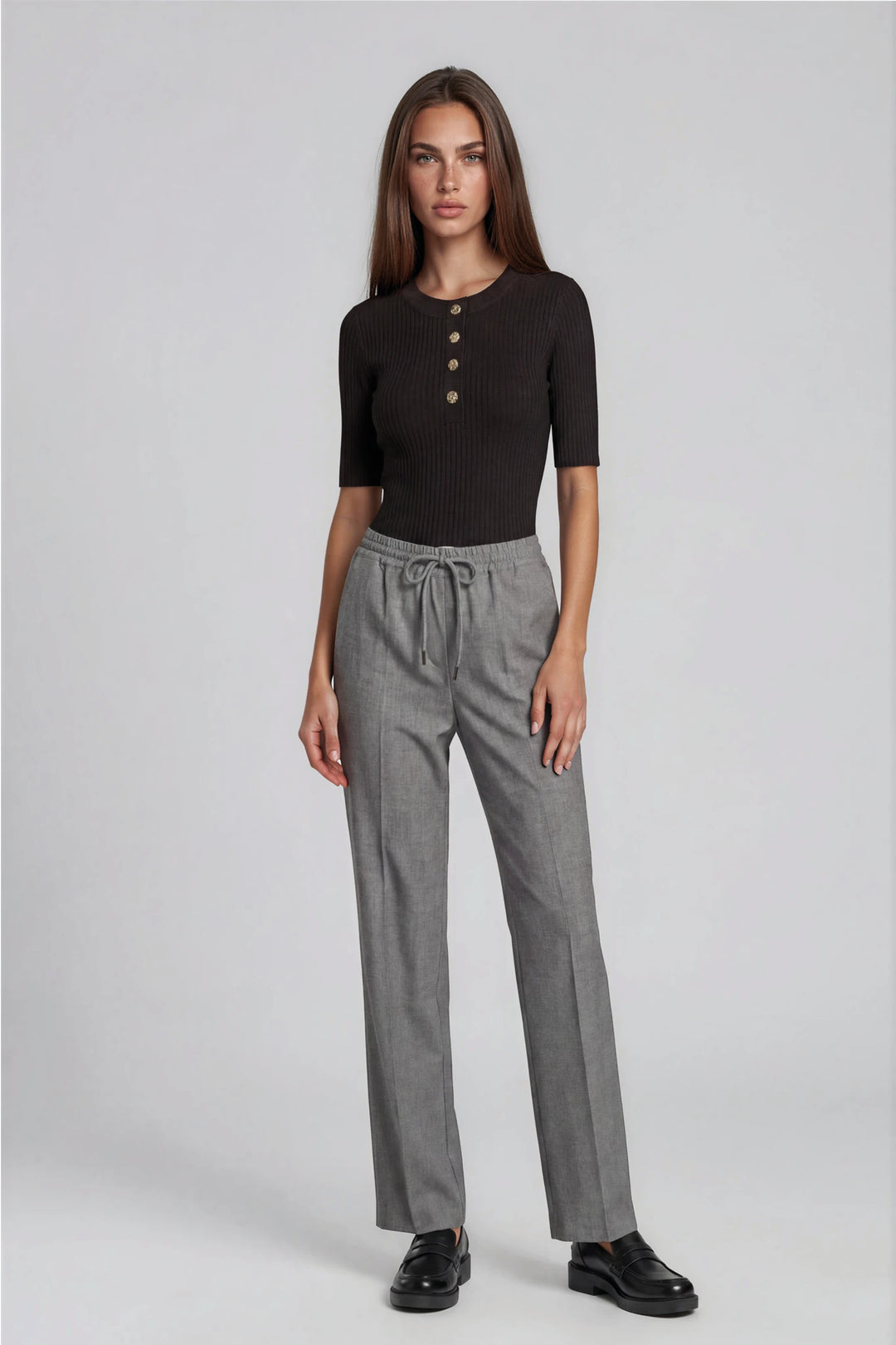 Rue de Femme RDFLuxyOcianna bukser TROUSERS 412 City grey