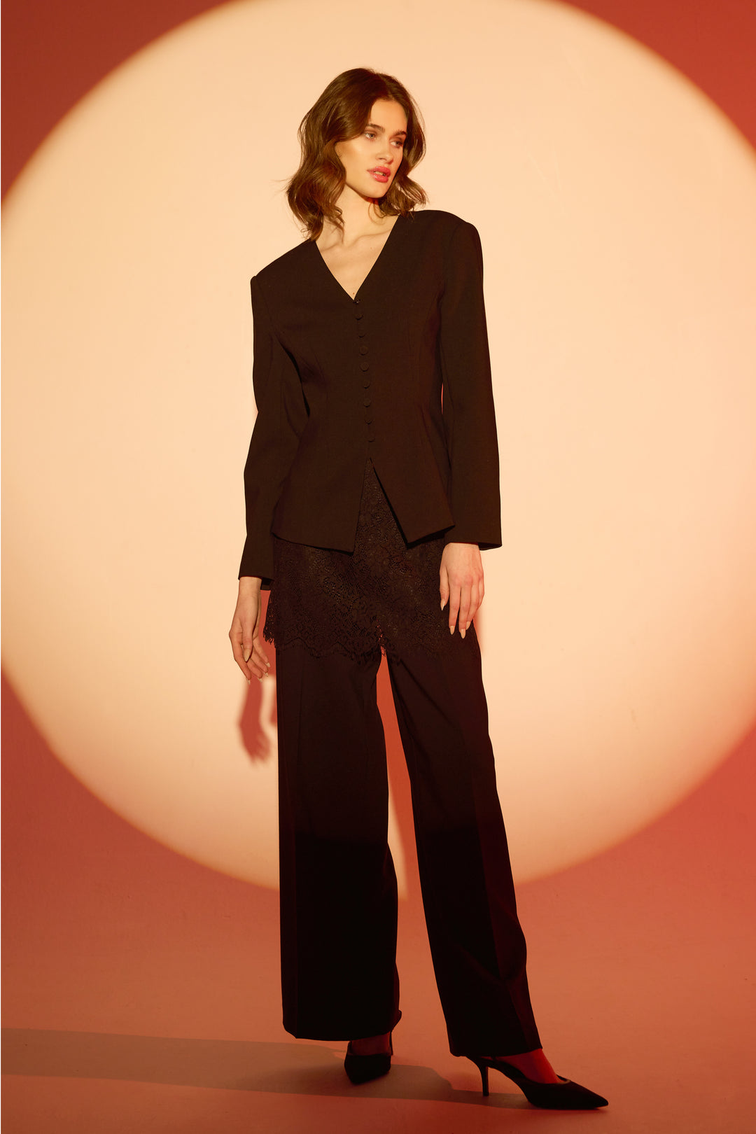 Rue de Femme RDFLuxyVicki bukser med skørt TROUSERS Sort