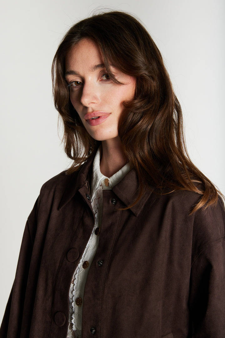 Rue de Femme RDFMaelynn jakke OUTERWEAR 194 Chocolat