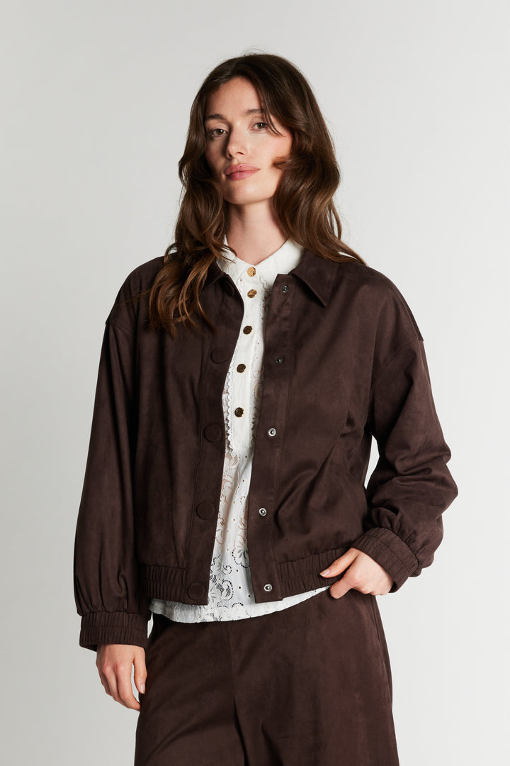 Rue de Femme RDFMaelynn jakke OUTERWEAR 194 Chocolat