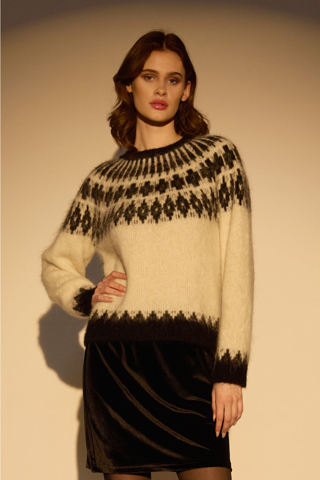 Rue de Femme RDFMalou strik KNITWEAR 02 Off white