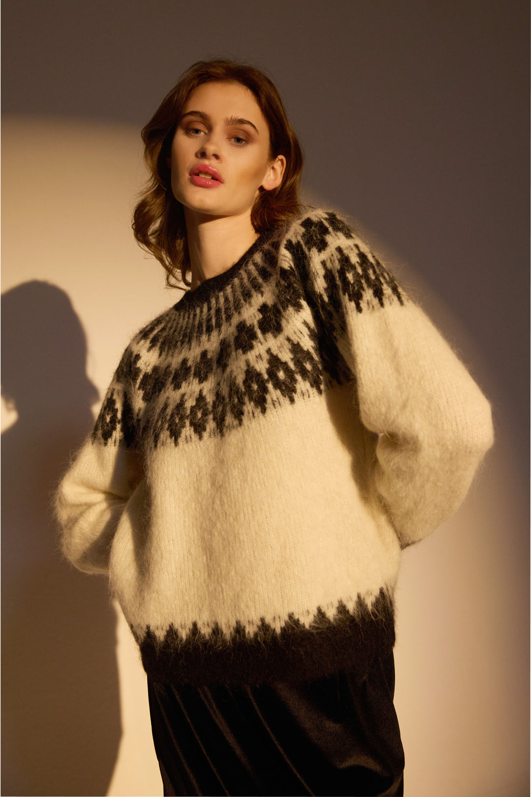 Rue de Femme RDFMalou strik KNITWEAR 02 Off white