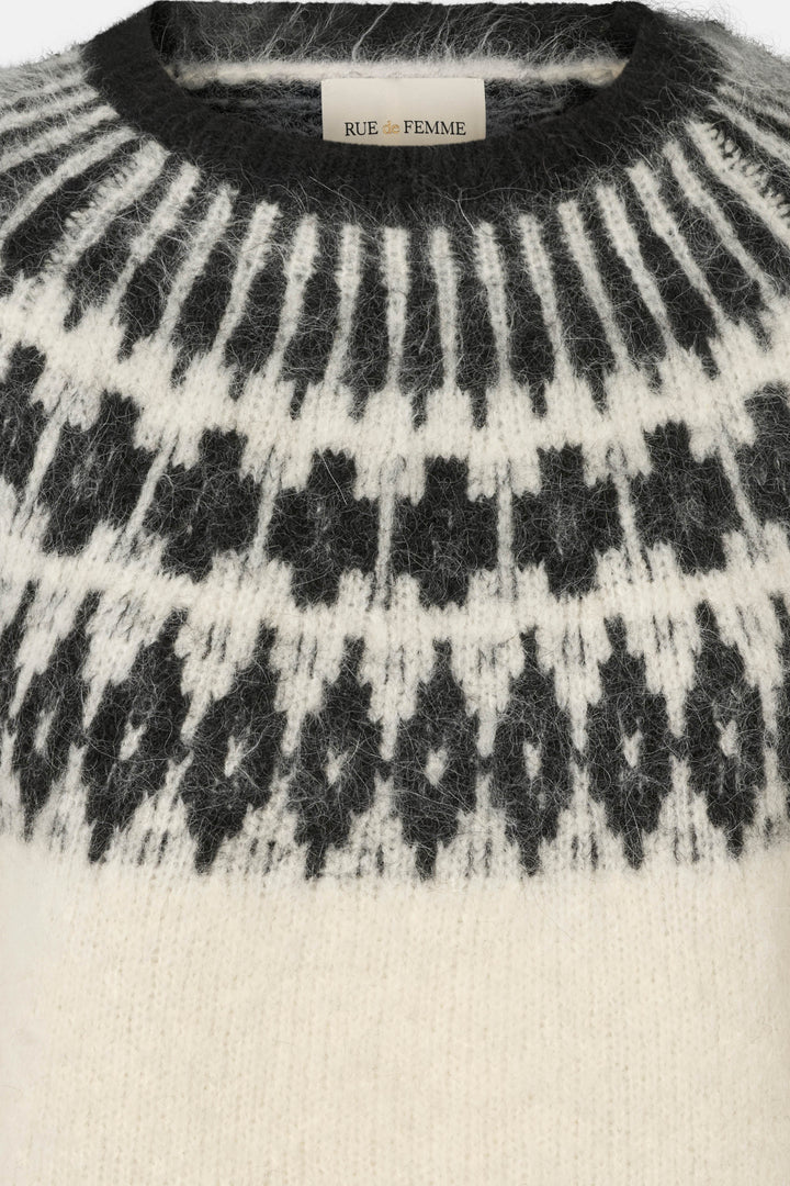 Rue de Femme RDFMalou strik KNITWEAR 02 Off white
