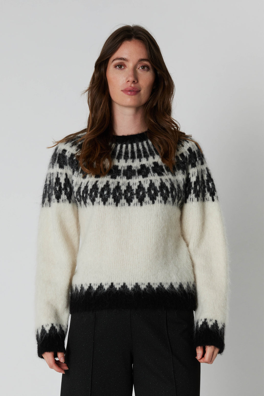 Rue de Femme RDFMalou strik KNITWEAR 02 Off white