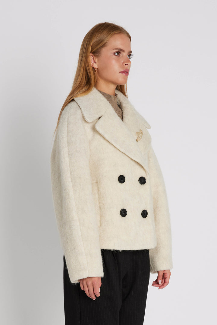Rue de Femme RDFMarion frakke OUTERWEAR, HEAVY 02 Off white