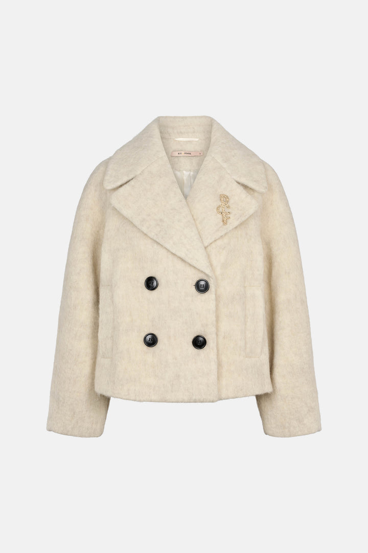 Rue de Femme RDFMarion frakke OUTERWEAR, HEAVY 02 Off white