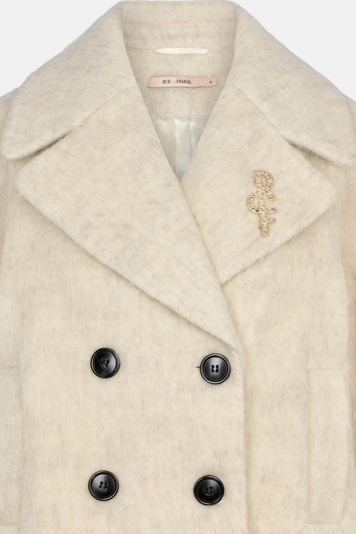 Rue de Femme RDFMarion frakke OUTERWEAR, HEAVY 02 Off white