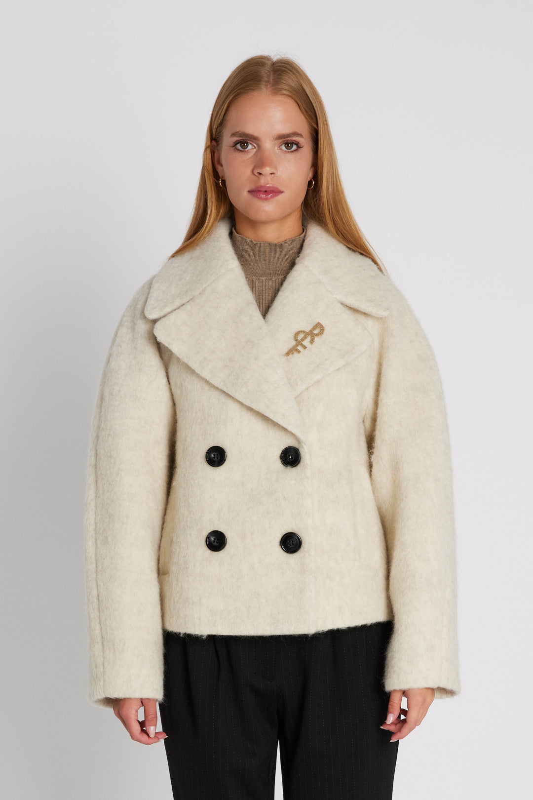 Rue de Femme RDFMarion frakke OUTERWEAR, HEAVY 02 Off white
